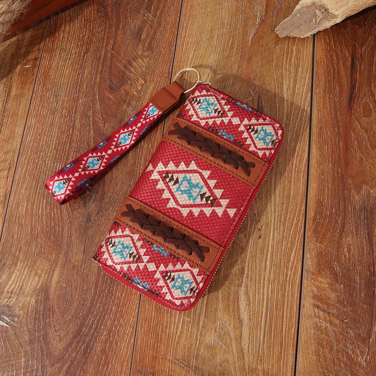 Vintage Cotton And Linen Printed Bohemian Style Lady Hand-carrying Wallet Card Holder - MYLUXURY LANE ENTERPRISE