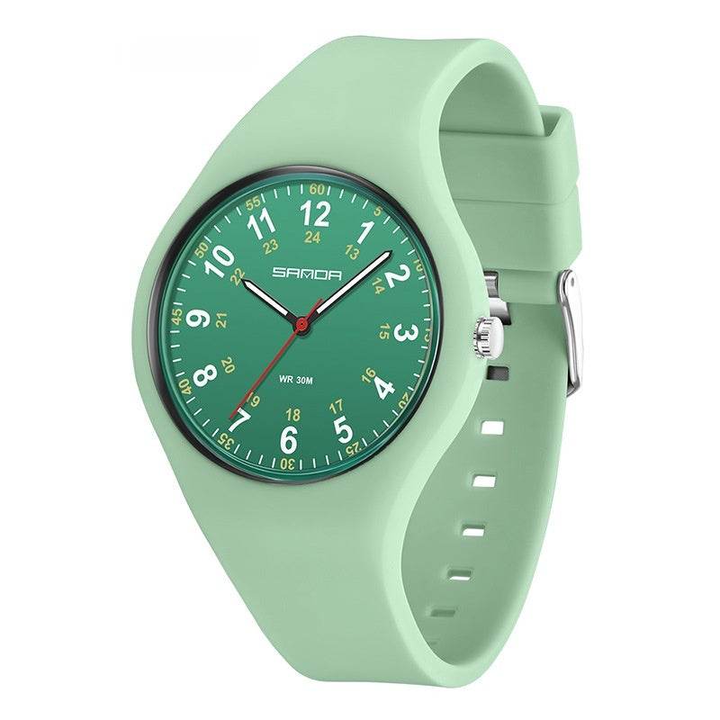 Elementary School Student Luminous Waterproof Silicone Quartz Watch - MYLUXURY LANE ENTERPRISE