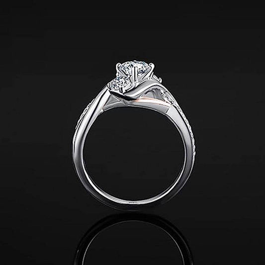 Zircon Shiny Ring For Women Fashion Geometry Pattern - MYLUXURY LANE ENTERPRISE