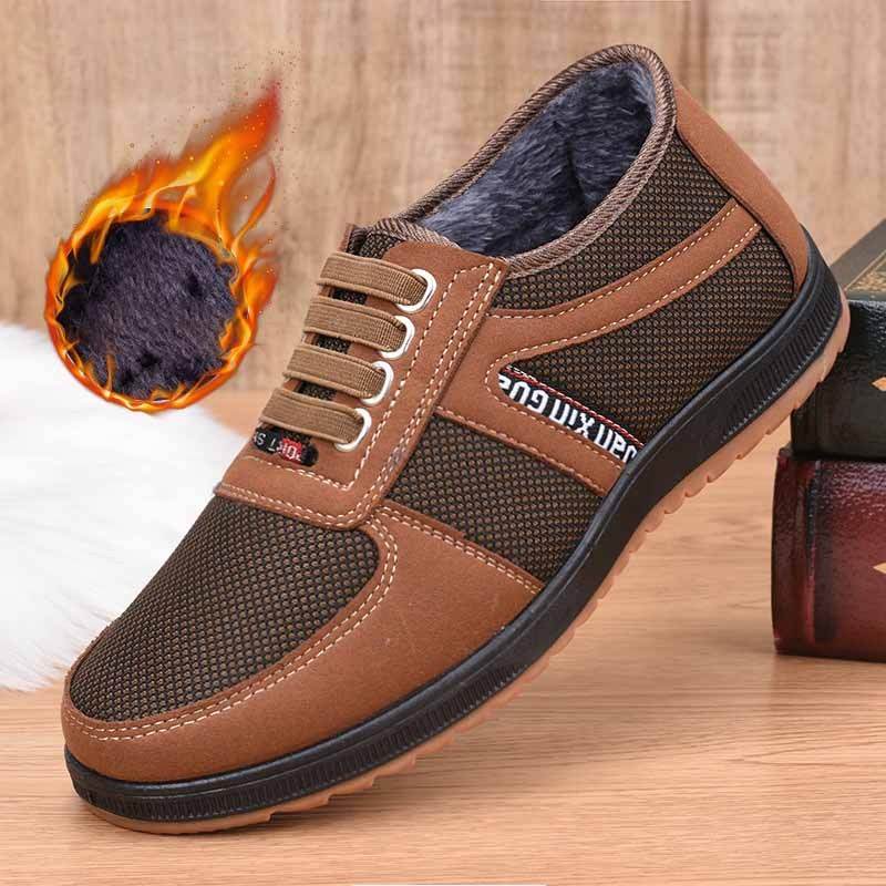 Men's Casual Thickened And Velvet Snow Boots - MYLUXURY LANE ENTERPRISE