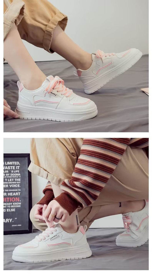Platform White Shoes Minority All-match Running Leisure Sneakers - MYLUXURY LANE ENTERPRISE