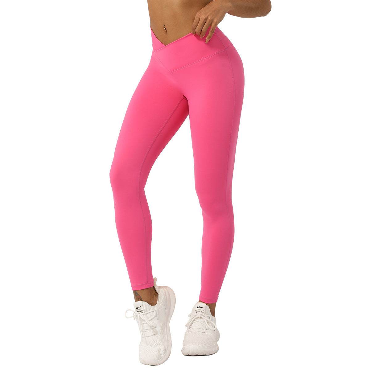 Nude Feel Cross V-shaped Quick-drying Sports Trousers - MYLUXURY LANE ENTERPRISE