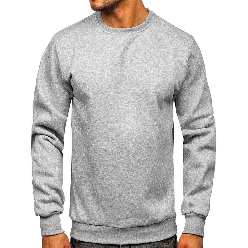 European American Hoodie With Round Neck In Solid Color - MYLUXURY LANE ENTERPRISE