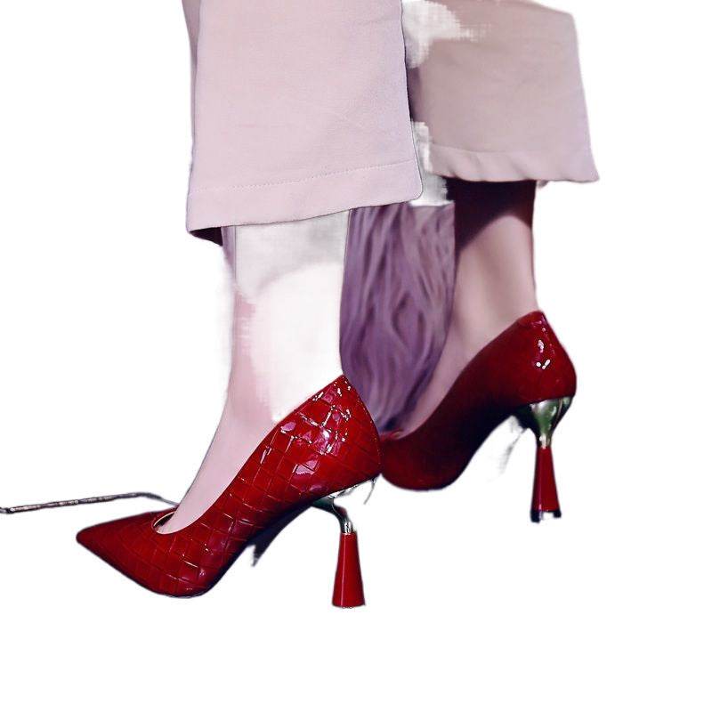 Woman High-heeled Shoes Stiletto Pointed Toe - MYLUXURY LANE ENTERPRISE