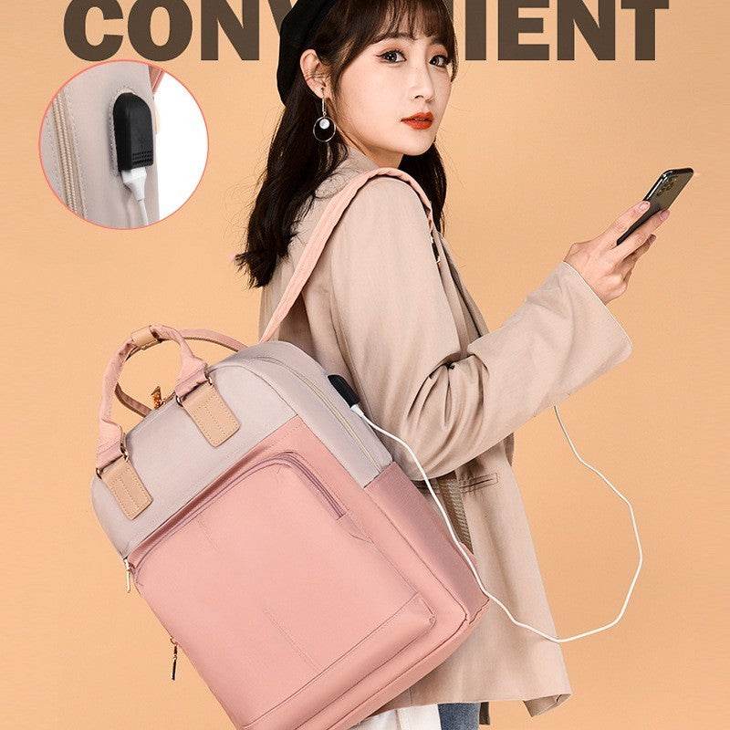 Fashionable USB Rechargeable Backpack Computer Bag - MYLUXURY LANE ENTERPRISE