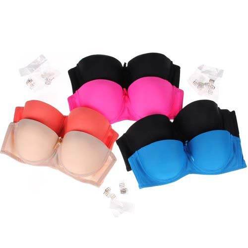 2 pack demi cup padded wired push up bra - MYLUXURY LANE ENTERPRISE