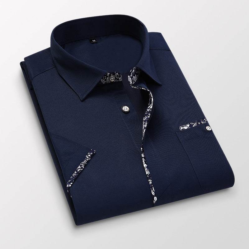 Men's New Slim Print Plus Size Shirt - MYLUXURY LANE ENTERPRISE