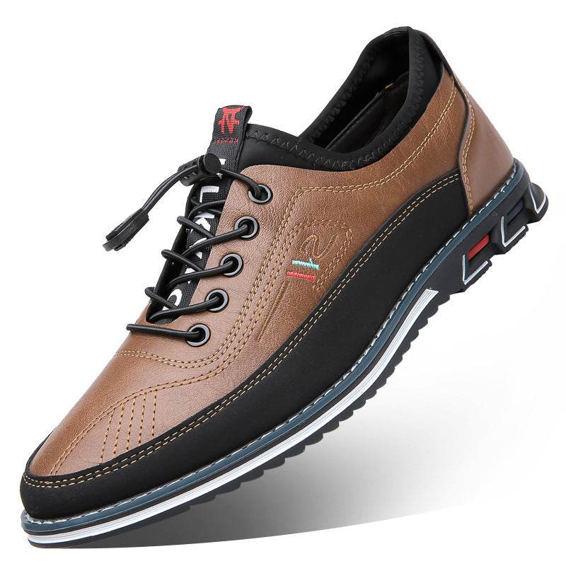 Genuine Leather Sports Comfortable And Non-slip Waterproof Leather Shoes Men's - MYLUXURY LANE ENTERPRISE