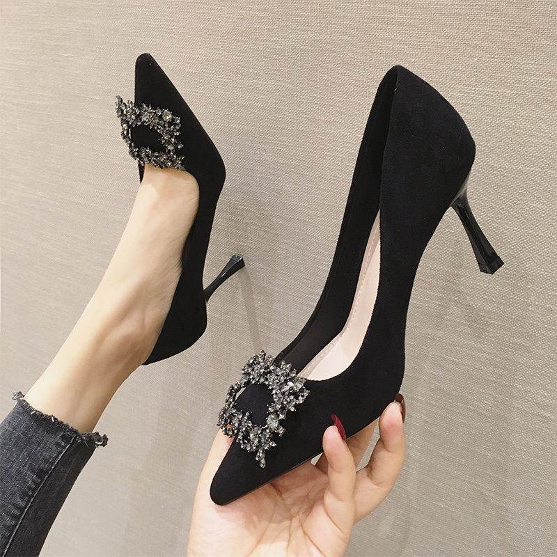 All-match French Girl With Pointed Sexy Stiletto - MYLUXURY LANE ENTERPRISE