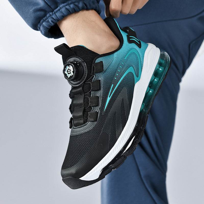 Rotating Buckle Full Palm Flying Woven Air Cushion Sneaker - MYLUXURY LANE ENTERPRISE