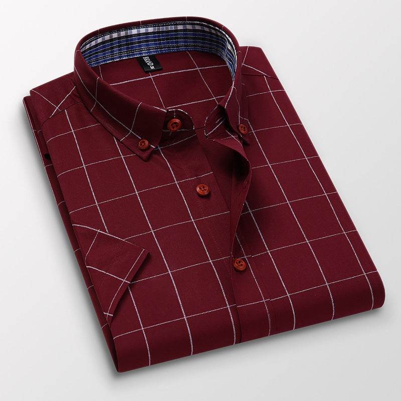 Men's New Slim Print Plus Size Shirt - MYLUXURY LANE ENTERPRISE