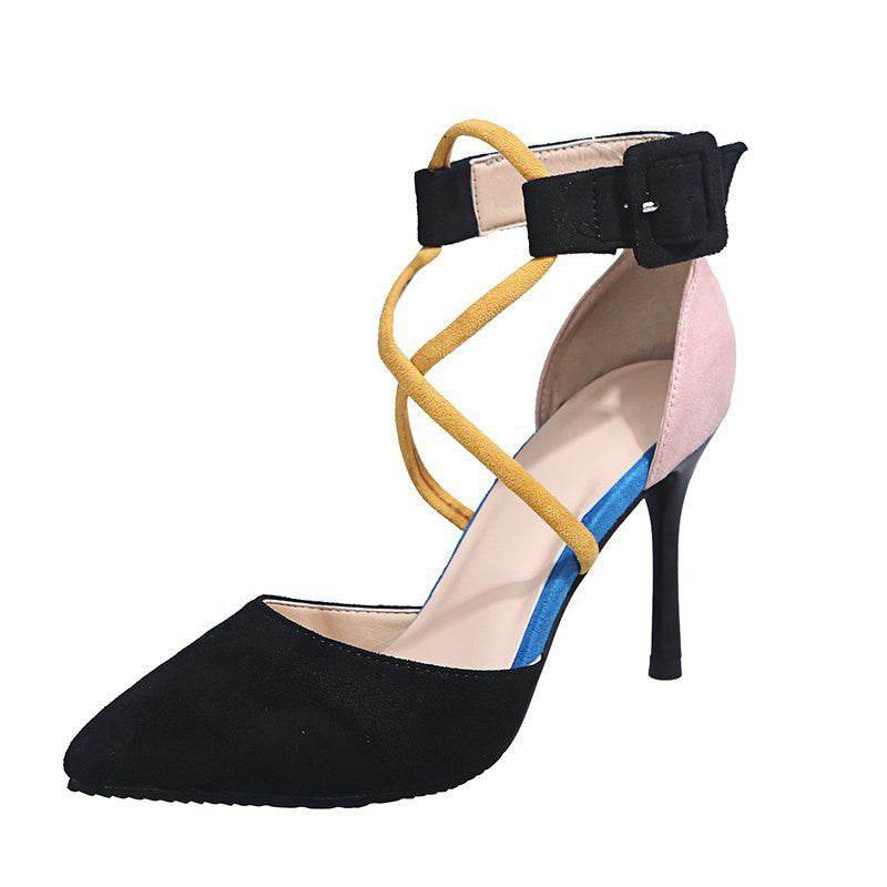 Summer Pointed Toe Cross Strap Women's Sandals - MYLUXURY LANE ENTERPRISE