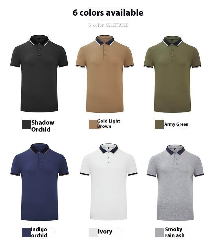 Men's Short-sleeved Polo Shirt - MYLUXURY LANE ENTERPRISE