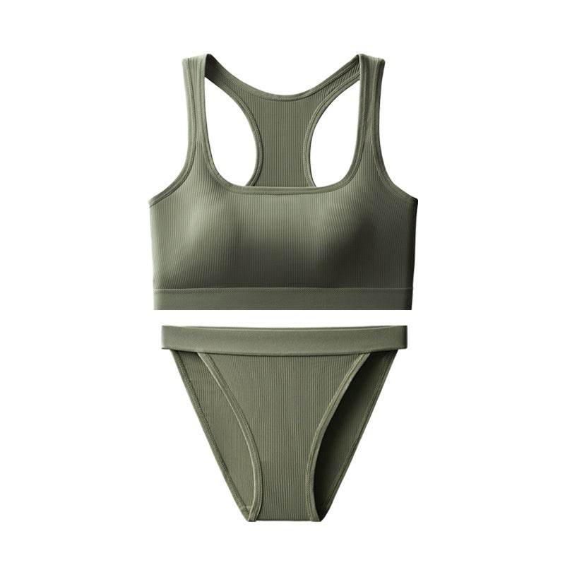 Vest Hot Girl Ice Silk Thread INS Thread Underwear Sports Suit - MYLUXURY LANE ENTERPRISE