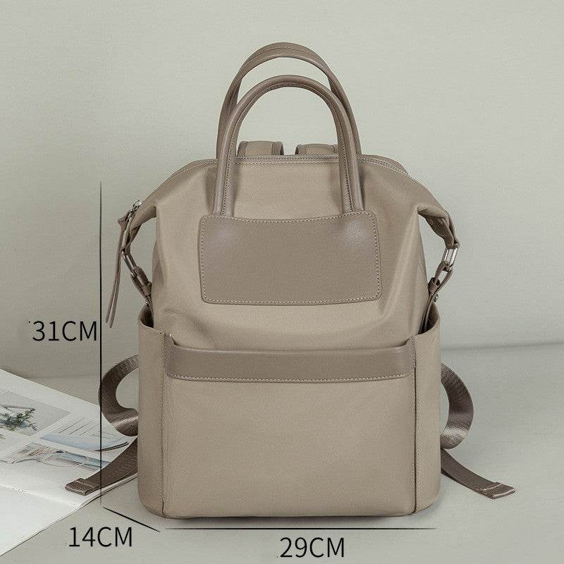 Women's Casual Backpack With Hand-hold Design Lightweight And Waterproof Commuting Travel Computer Bag Large Capacity Handbag - MYLUXURY LANE ENTERPRISE