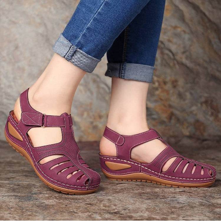 Wedges Sandals Summer Women's Round Toe Roman Shoes - MYLUXURY LANE ENTERPRISE