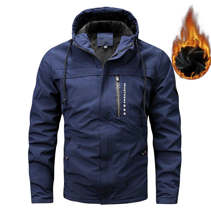 American Retro Men's Loose Fleece Jacket - MYLUXURY LANE ENTERPRISE