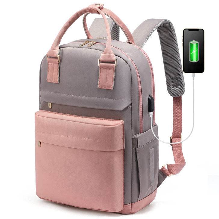 Girls Backpack Fashion Large Capacity Laptop Bag Portable Travel Backpack - MYLUXURY LANE ENTERPRISE