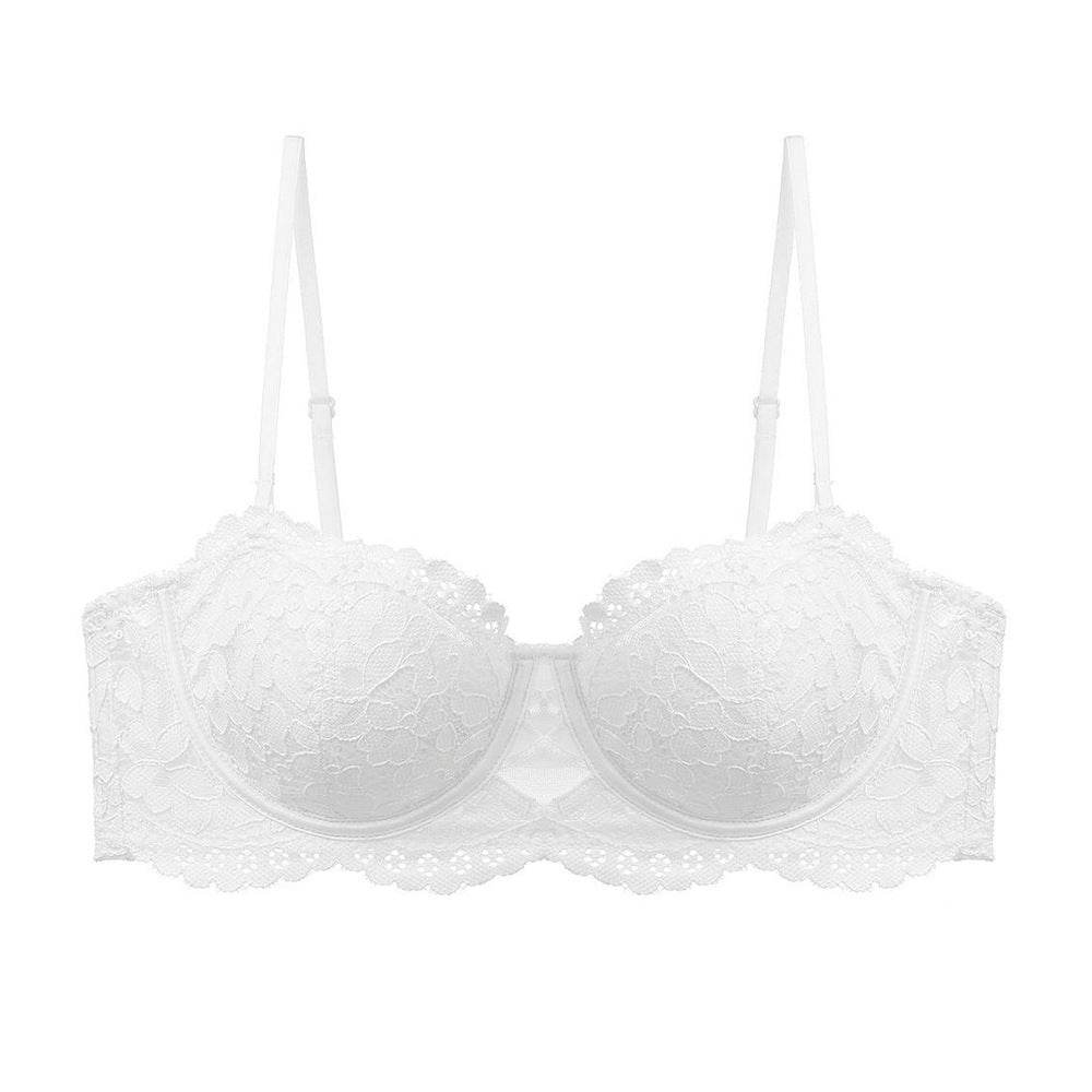French Style Sexy Lace Bra Embroidered Soft Steel Ring Thin Cotton Bra - MYLUXURY LANE ENTERPRISE