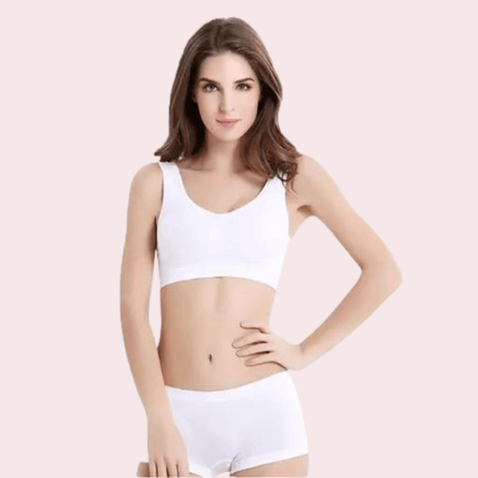 Contrast Medium Support Sports Bra Twin Pack - MYLUXURY LANE ENTERPRISE