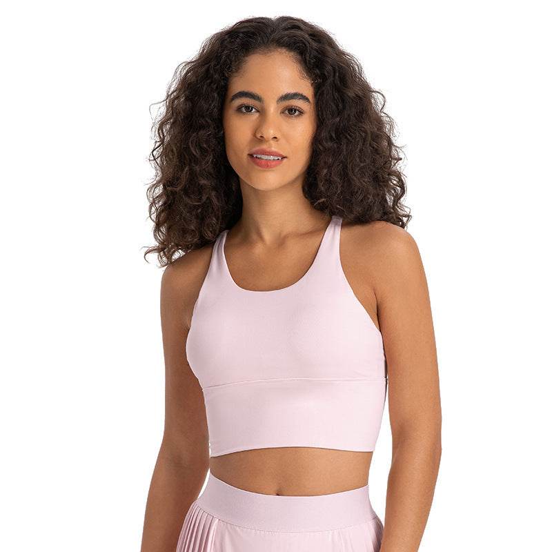 High Strength Push Up Yoga Bra Spaghetti Strap Cross Beauty Back Workout Exercise Underwear - MYLUXURY LANE ENTERPRISE