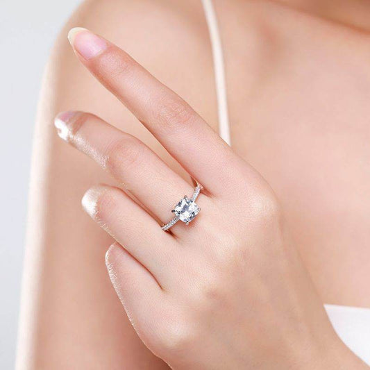Sterling Silver Ring Women Fashion Luxury - MYLUXURY LANE ENTERPRISE