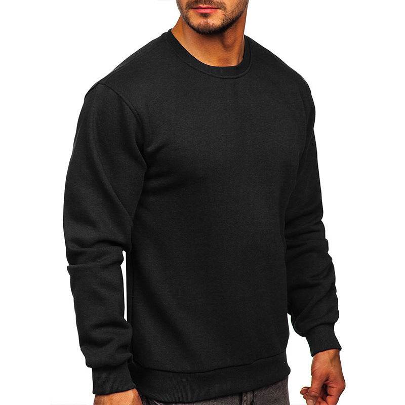 European American Hoodie With Round Neck In Solid Color - MYLUXURY LANE ENTERPRISE