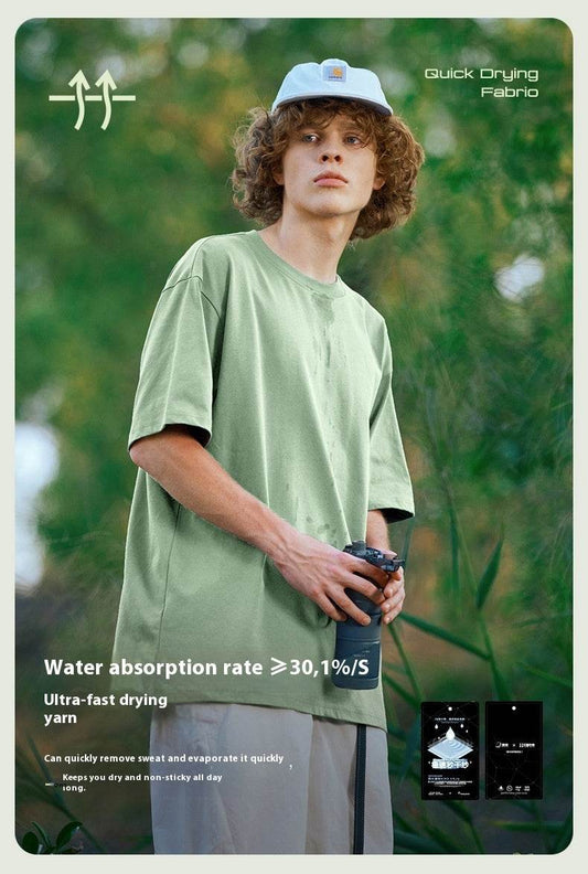 Spring And Summer Outdoor Sun Protection Solid Color Short Sleeve - MYLUXURY LANE ENTERPRISE