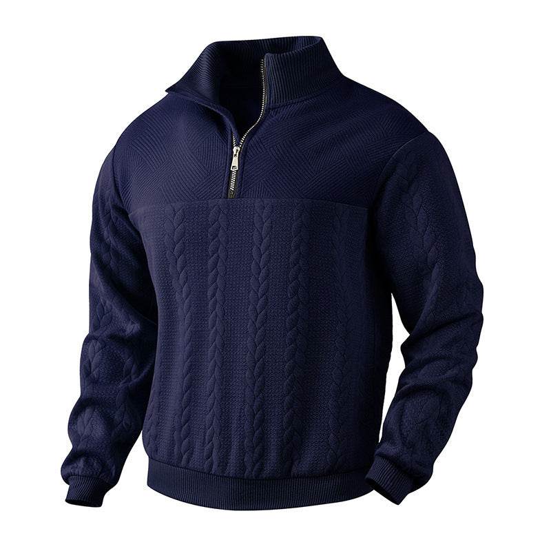 Jacquard Autumn And Winter Long-sleeved Sweater Men - MYLUXURY LANE ENTERPRISE