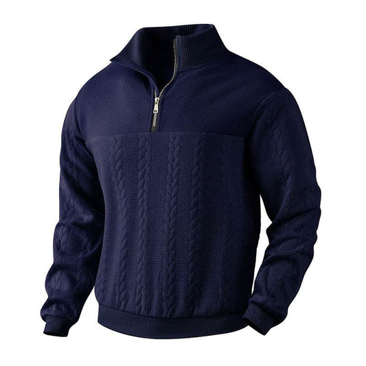 Jacquard Autumn And Winter Long-sleeved Sweater Men - MYLUXURY LANE ENTERPRISE