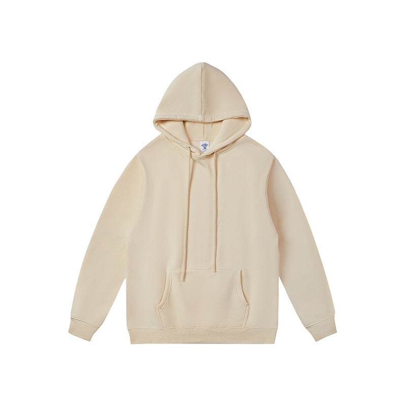 Autumn And Winter Fleece-lined Thick Hooded Solid Color Hoodie Shorts - MYLUXURY LANE ENTERPRISE