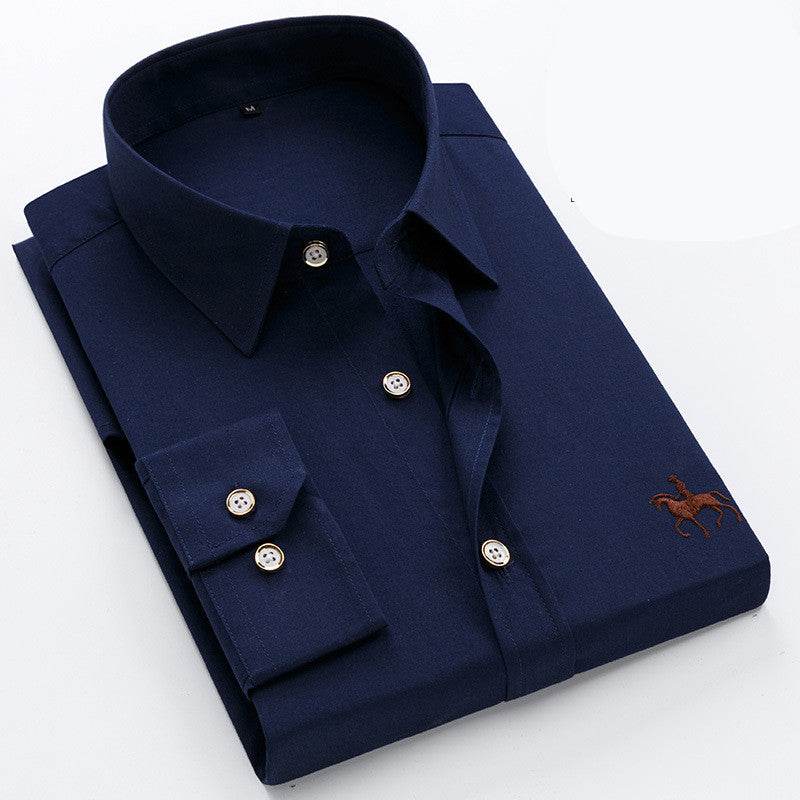 Men Fashion Long Sleeve Shirt Casual - MYLUXURY LANE ENTERPRISE