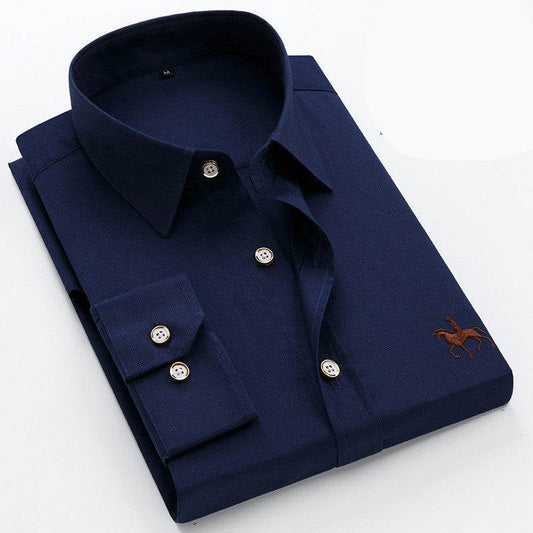 Men Fashion Long Sleeve Shirt Casual - MYLUXURY LANE ENTERPRISE