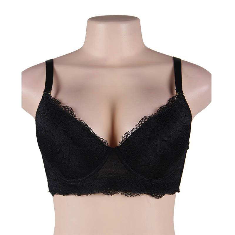 Plus Size Thin Mould Cup Underwire Lace Bra - MYLUXURY LANE ENTERPRISE