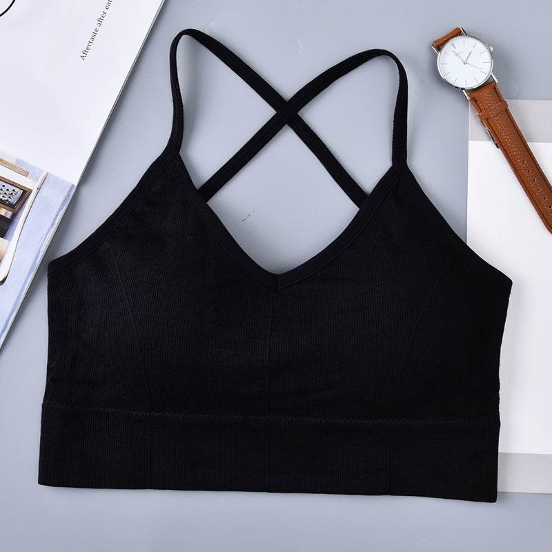 Large U Beauty Back Cross Sling Underwear Ladies Belt Chest Pad Anti-wardrobe Malfunction Base One-piece Tube Top Wrapped Chest For Women - MYLUXURY LANE ENTERPRISE