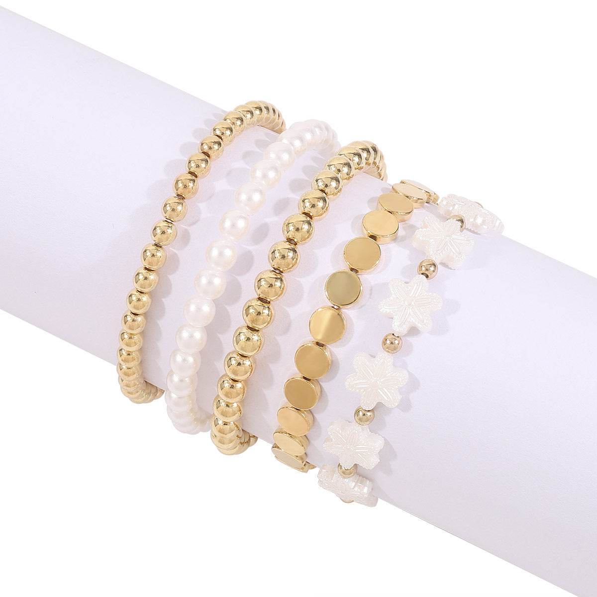 Geometric Popular Vacation Style Beaded Bracelet Suit - MYLUXURY LANE ENTERPRISE