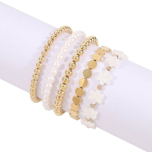 Geometric Popular Vacation Style Beaded Bracelet Suit - MYLUXURY LANE ENTERPRISE