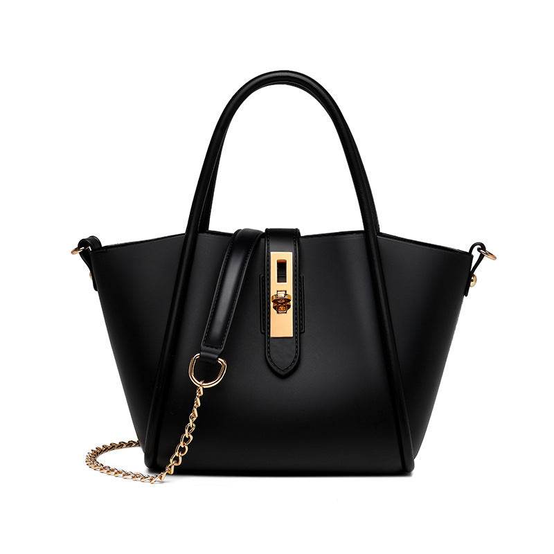 Portable Women's Leather Fashion Vegetable Basket Shoulder Messenger Bag - MYLUXURY LANE ENTERPRISE