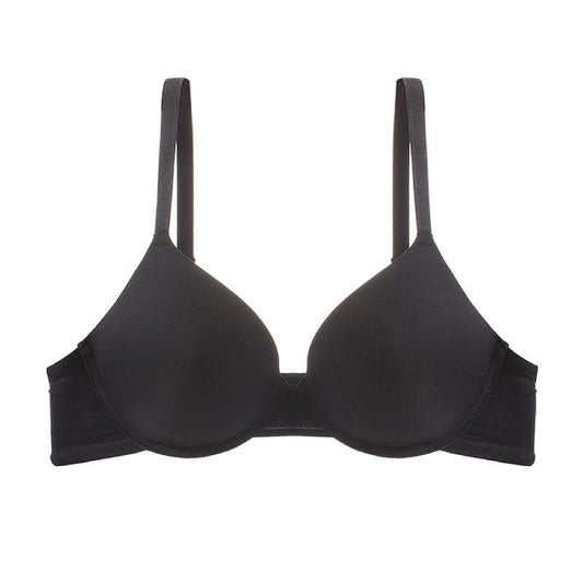 Glossy Push-up Large Bra Soft Steel Ring Adjustable Bra - MYLUXURY LANE ENTERPRISE