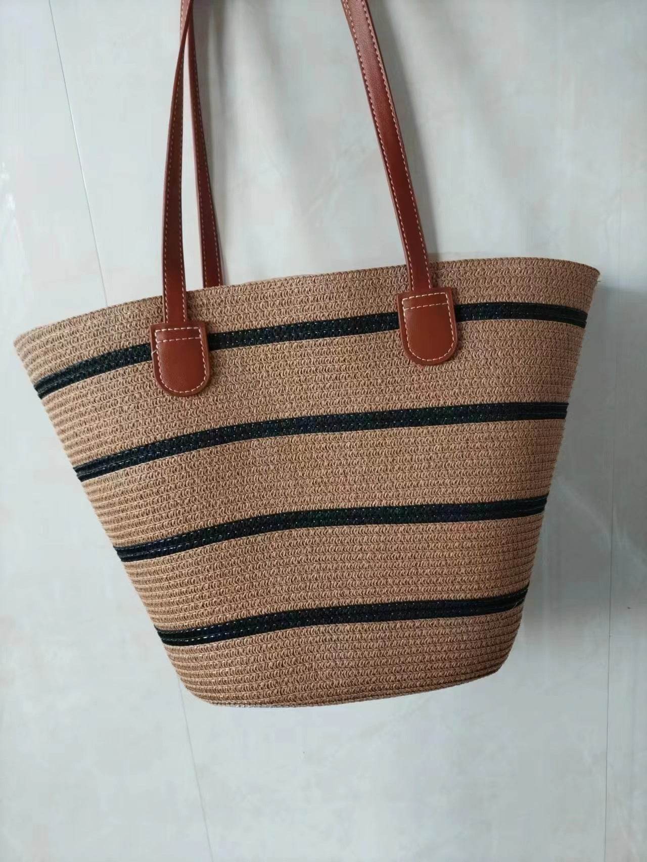 All-matching Straw Mori Style Woven Bag Ins - MYLUXURY LANE ENTERPRISE