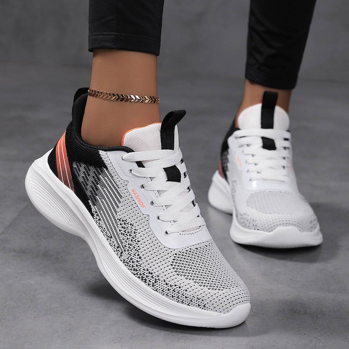 Flyknit Sports Soft Bottom Women's Shoes Lightweight - MYLUXURY LANE ENTERPRISE