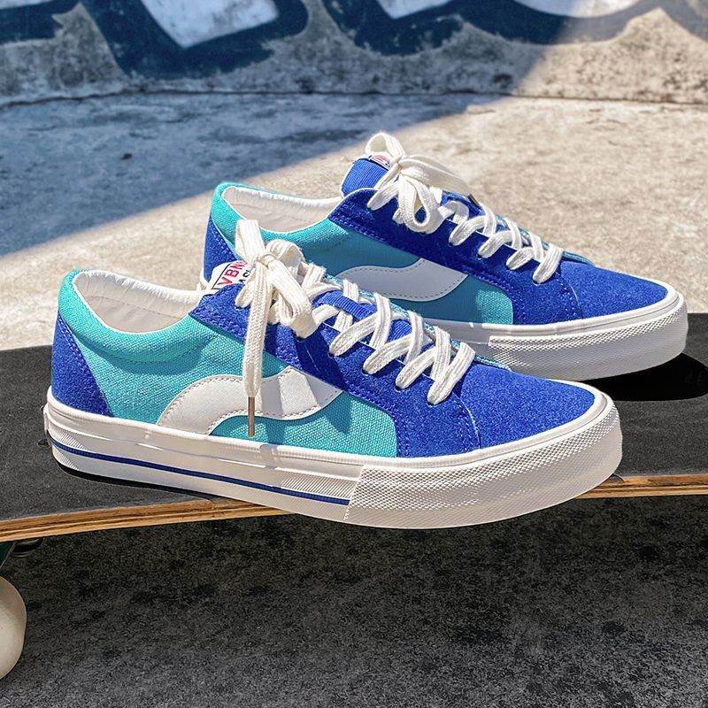 Men's Casual Suede Couple Low-top Canvas Shoes - MYLUXURY LANE ENTERPRISE