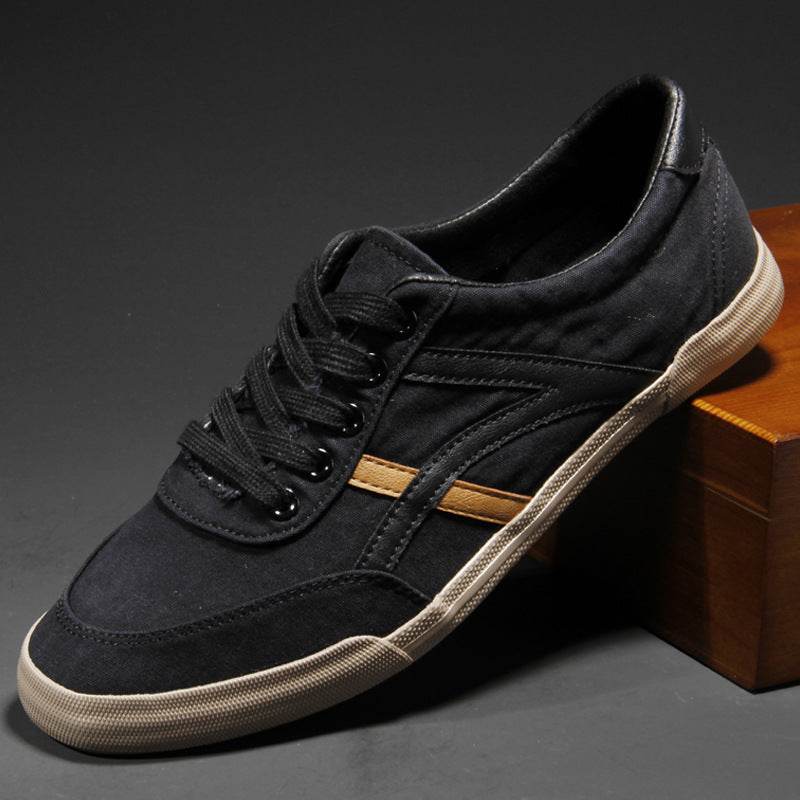 Men's Spring And Autumn Mesh Breathable Lightweight Non-slip Fashionable All-match Soft Bottom Casual Canvas Shoes - MYLUXURY LANE ENTERPRISE