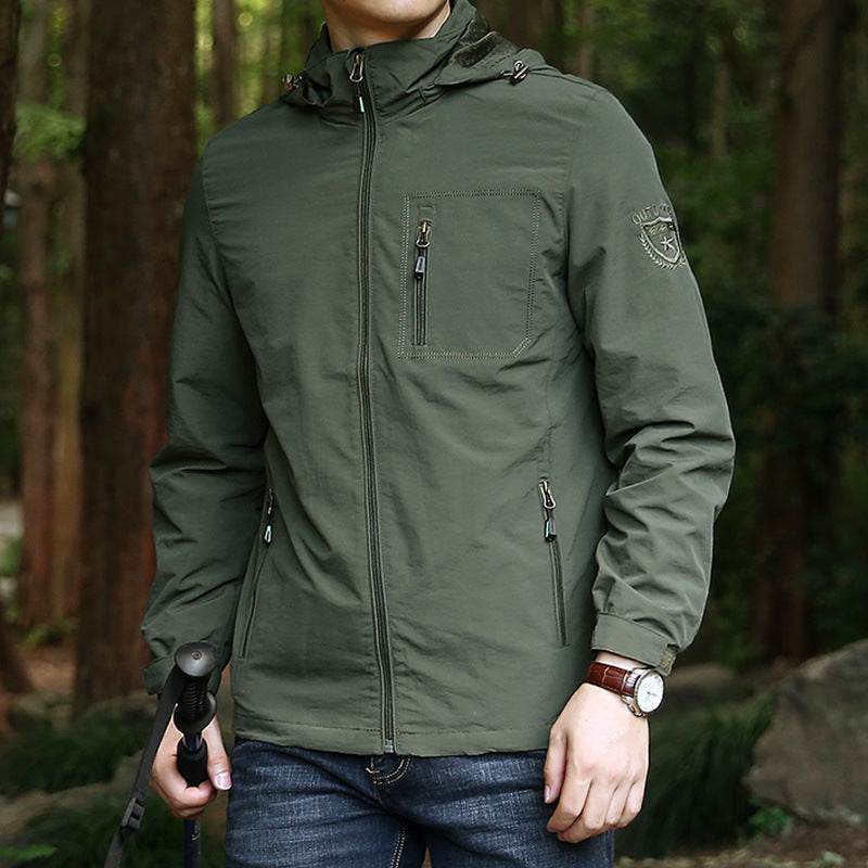 Outdoor Leisure Shell Jacket Men's Jacket - MYLUXURY LANE ENTERPRISE