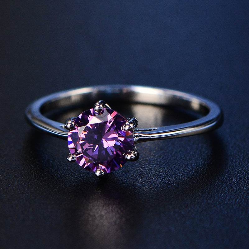 Diamond Ring Zircon Ring Wedding Ring - MYLUXURY LANE ENTERPRISE
