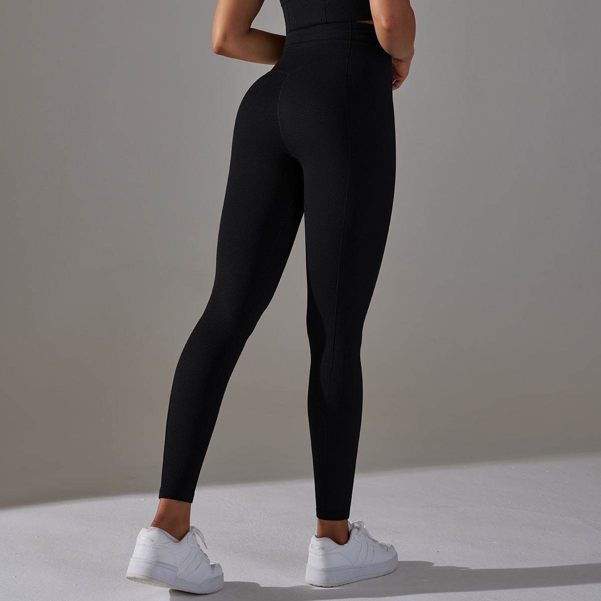 Women's Fashion Seamless Knitted Hip High Waist Belly Contracting Yoga Pants - MYLUXURY LANE ENTERPRISE
