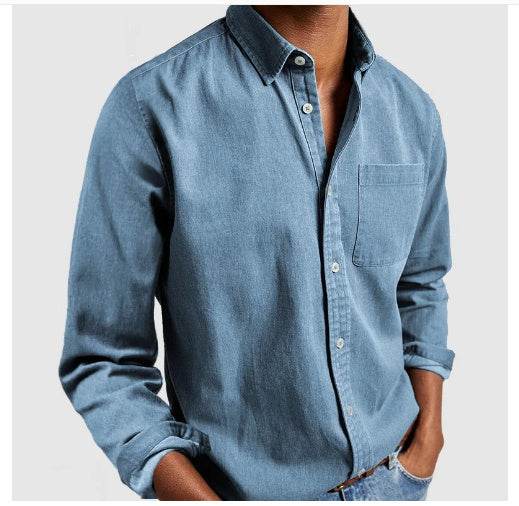 2024 Men's Shirt New Long Sleeve Lapel - MYLUXURY LANE ENTERPRISE