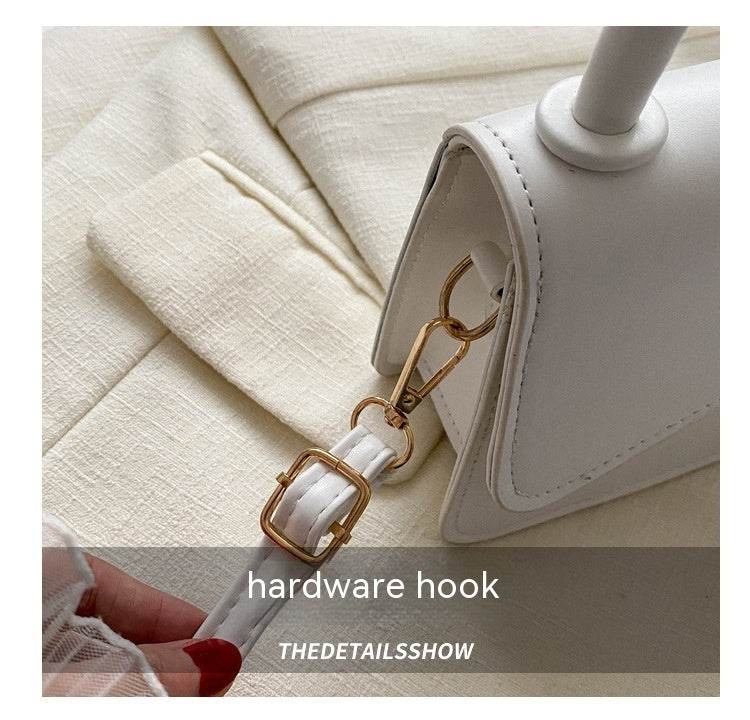 Fashion Messenger Bag Simple Solid Color Tote - MYLUXURY LANE ENTERPRISE