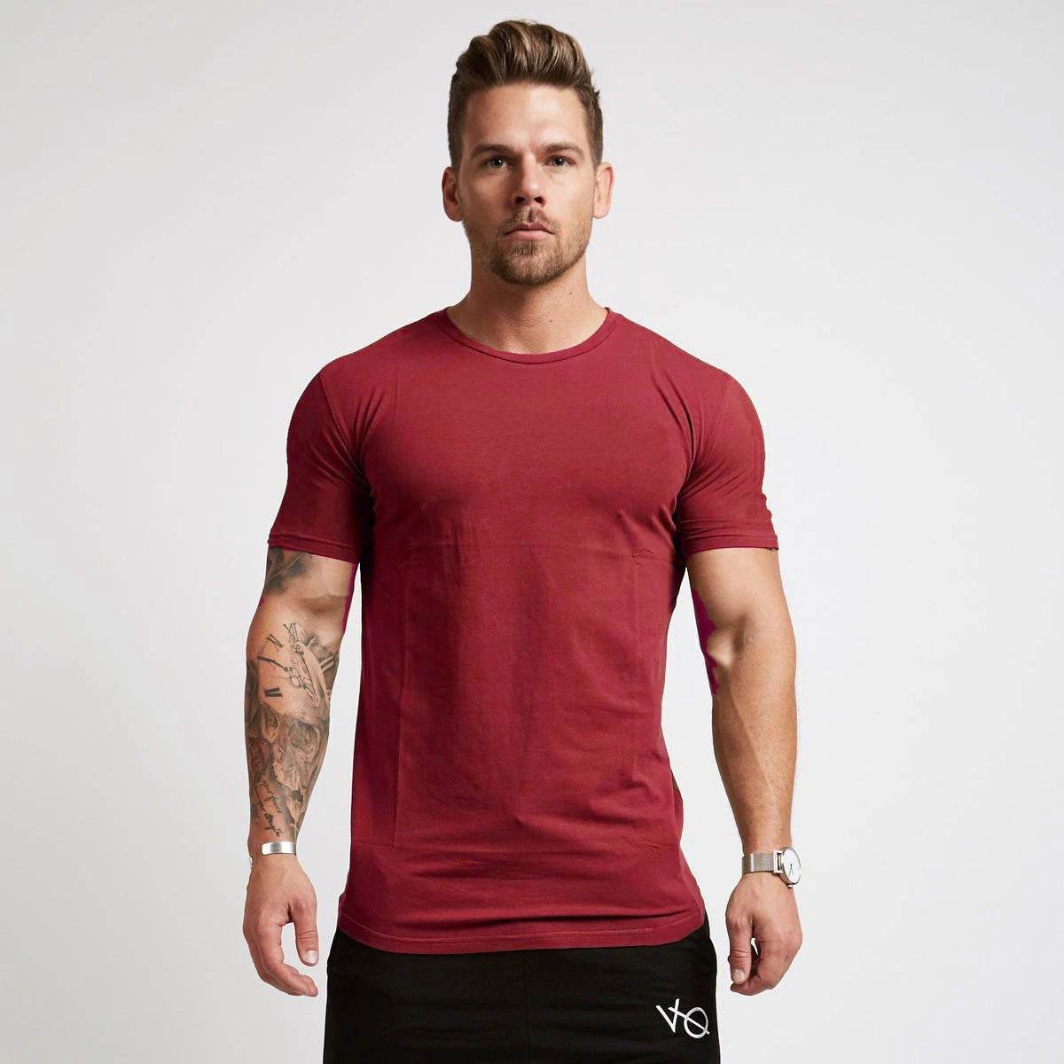 Men's Sports And Leisure Solid Color Light Board Short Sleeved - MYLUXURY LANE ENTERPRISE