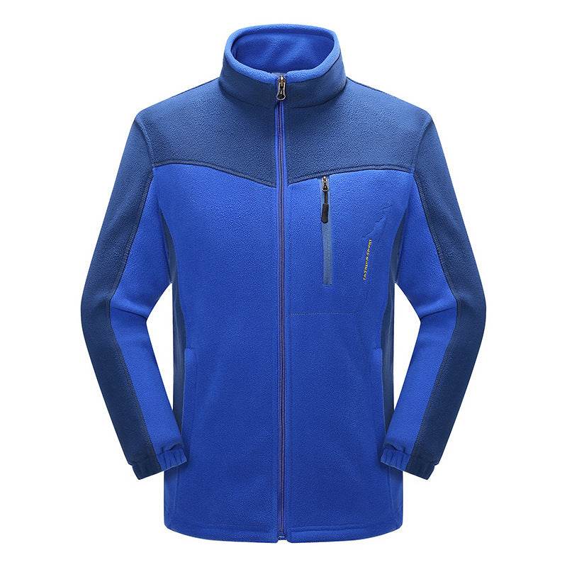 Cross-border Sources Of New Polar Fleece Warm Fleece Couple Cardigan Contrast - MYLUXURY LANE ENTERPRISE